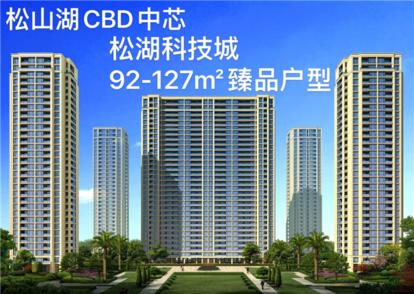 低门槛轻松上车-东莞《松湖科技城》松山湖真小区花园！双停车场！